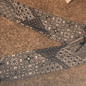 black and white floral pants